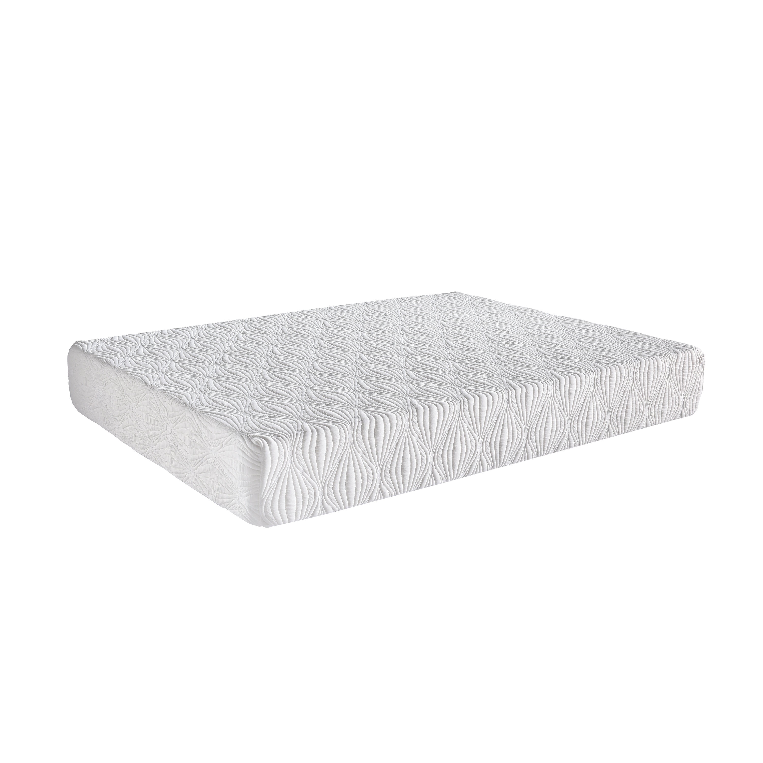 Cooling Gel Mattress Visco Gel Infused Memory Foam Mattress in a Box,Cool & Relaxed Sleep, High-Density Foam, Extra Firm Support,White,Queen Size Mattress