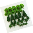 thumbnail image 1 of pitrice 30x Plastic Model Trees HO Scale Train Diorama Layout Scene Garden Park Mini, 1 of 9