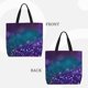 thumbnail image 2 of Balery Purple and Green Glitter Bolsa de Mano para Mujeres con Cremallera, Bolsa de Gimnasio con Compartimentos, Bolsa para Laptop, Bolsa para Trabajo, 2 of 6