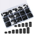 thumbnail image 1 of 320 Piezas Espaciadores de Tornillos Salida EléCtrica, Kit Surtido Redondos Nailon Negro, PláStico Sin Rosca, 1 of 5