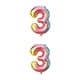 thumbnail image 4 of Naiovety Números Globo de cumpleaños Fácil de inflar Suministros para fiestas Decoraciones de boda Decoración de compromiso gradiente rampa3 rampa de gradiente3 2Conjunto, 4 of 6