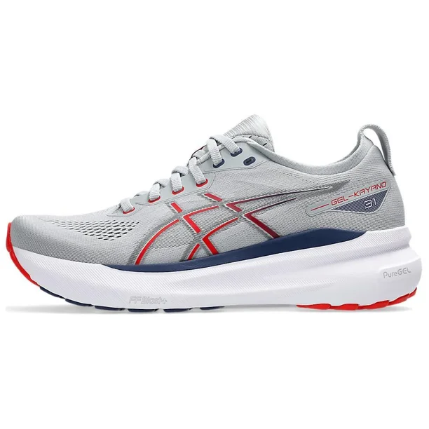 ASICS Gel Kayano 31 Piedmont Grey Fiery Red - 1011B867-021