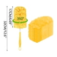 thumbnail image 3 of 360° Rotating Microfiber Duster Kit with 10 Refills - Flexible Head for Ceiling Fan, Blinds & Furniture, Reusable & Washable Dusting Kit for Home, Car & Electronics, 3 of 5