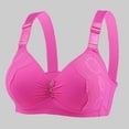 thumbnail image 4 of Bigersell Padded Bralettes for Women Ladies Seamless Comfortable No Underwire Vest Breathable Push-Up Bra Woman Underwear Women's Plus Size Sports Bras for Female, Style 14026, Hot 44C, 4 of 4