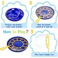 thumbnail image 4 of Mistaha Colorful Bubble Wand Set for Kids - 20-Piece Bubble Blowing Toy Kit with Multiple Shapes, Bubble Solution Tray, Outdoor Children's Toy, Random Color Assortment, 4 of 6