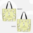 thumbnail image 3 of Kll Unicorn Sun Salutataion Yoga Pattern Aesthetic Tote Bag For Women Beach Bag Shopping Bags Shoulder Bag Reusable Grocery Bags, 3 of 8