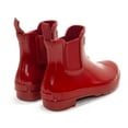 thumbnail image 5 of Hunter Women's Original Gloss Chelsea Boots, Military Red,5 M US, 5 of 7