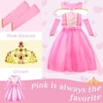 thumbnail image 4 of Vestido Princess Dress Up Meland Princess para niñas de 3 a 8 años, 4 of 8