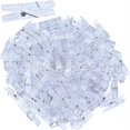 thumbnail image 1 of Paquete de 100 pinzas de resorte para colgar, pinzas de ropa transparentes, abrazaderas de plástico transparente, mini pinzas, mini pinzas, pequeñas pinzas de resorte para colgar fotos,, 1 of 1