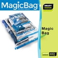 thumbnail image 7 of MagicBag Smart Design Instant Space Saver Storage - Flat Jumbo - Set of 8 Bags Total - Airtight Double Zipper - Vacuum Seal - Clothing, Pillows - Home Organization, 7 of 7