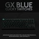 thumbnail image 3 of TECLADO MECANICO GAMER Logitech G PRO GX-CLICKY RGB SIN NUMERICO 920-009388, 3 of 6