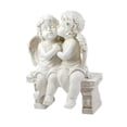 thumbnail image 4 of Estatua de pareja de ángeles, estatua de resina de jardín, decoración del hogar, taburete para sentarse, estatuilla decorativa para amantes, escultura, 4 of 8