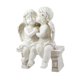 thumbnail image 4 of Estatua de pareja de ángeles, estatua de resina de jardín, decoración del hogar, taburete para sentarse, estatuilla decorativa para amantes, escultura, 4 of 8