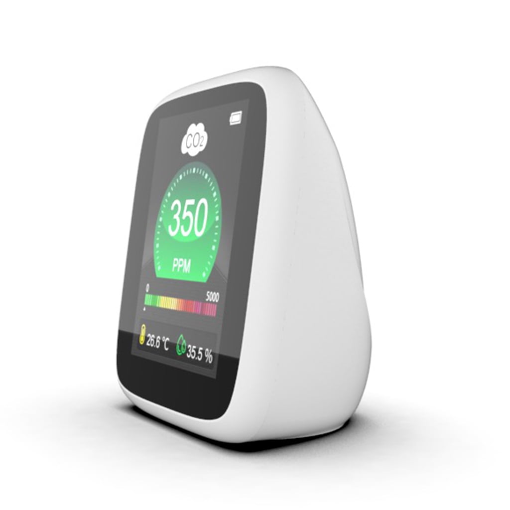 MOMOJIA Indoor CO2 Meter 400-5000ppm Air Quality Monitor CO2 Monitor Tester Indoor Air Quality Sensor CO2 Detector