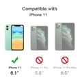 thumbnail image 5 of JETech Matte Case for iPhone 11 6.1-Inch, Shockproof Military Grade Drop Protection, Frosted Translucent Back Phone Cover, Anti-Fingerprint (Green), 5 of 6