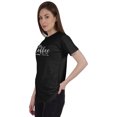 thumbnail image 4 of Inkmeso Women Quote Top A Day Without Coffee Is Like Just Kidding I Have No Idea Graphic Print Tee T-Shirt, 4 of 9