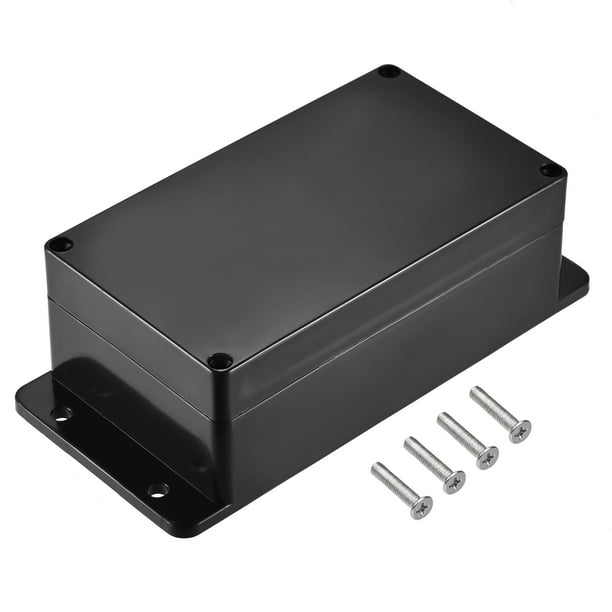 Uxcell Waterproof Junction Box 158x90x57mm ABS for Wall Mounting Electrical  Project Black 