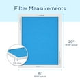 thumbnail image 4 of Medify Air 16x20x1 Air Filter, MERV 14 Pleated with HEPA, HVAC Furnace Filter, 2-Pack, 4 of 6
