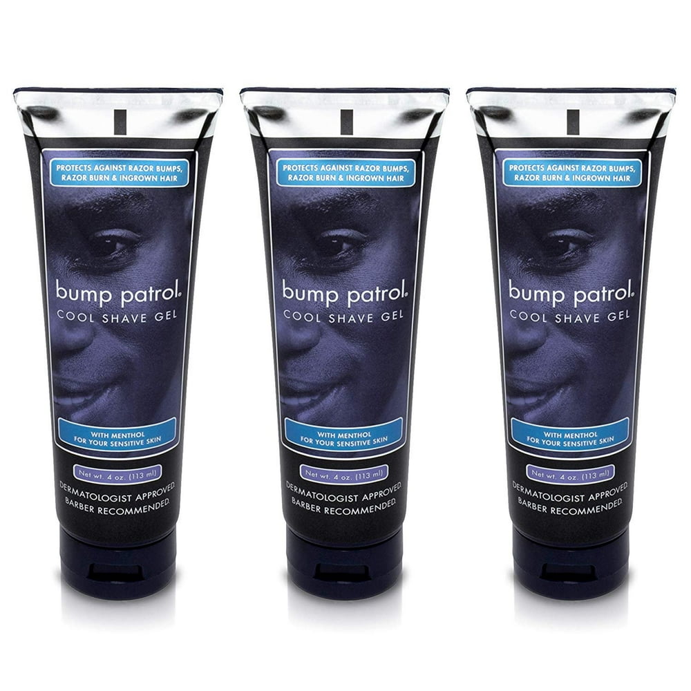 Bump Patrol Cool Shave Gel Sensitive Clear Shaving Gel With Menthol