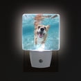 thumbnail image 3 of Lovely Dog Swims in Water LED Night Light with Smart Sensor Plug Into Wall Dusk to Dawn 2 packs, 3 of 7