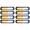 Amber/White, variant on 8PCS Sync Ultra Slim LED Strobe Warning Lights for Vehicle Grille Mount