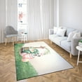 thumbnail image 4 of Easter Egg Dalmatian Bunny Ear Welcome Spring Truck Indoor Rug Dog Lover Carpet Living Bed Room Sofa Home Decor - 12002, 4 of 5