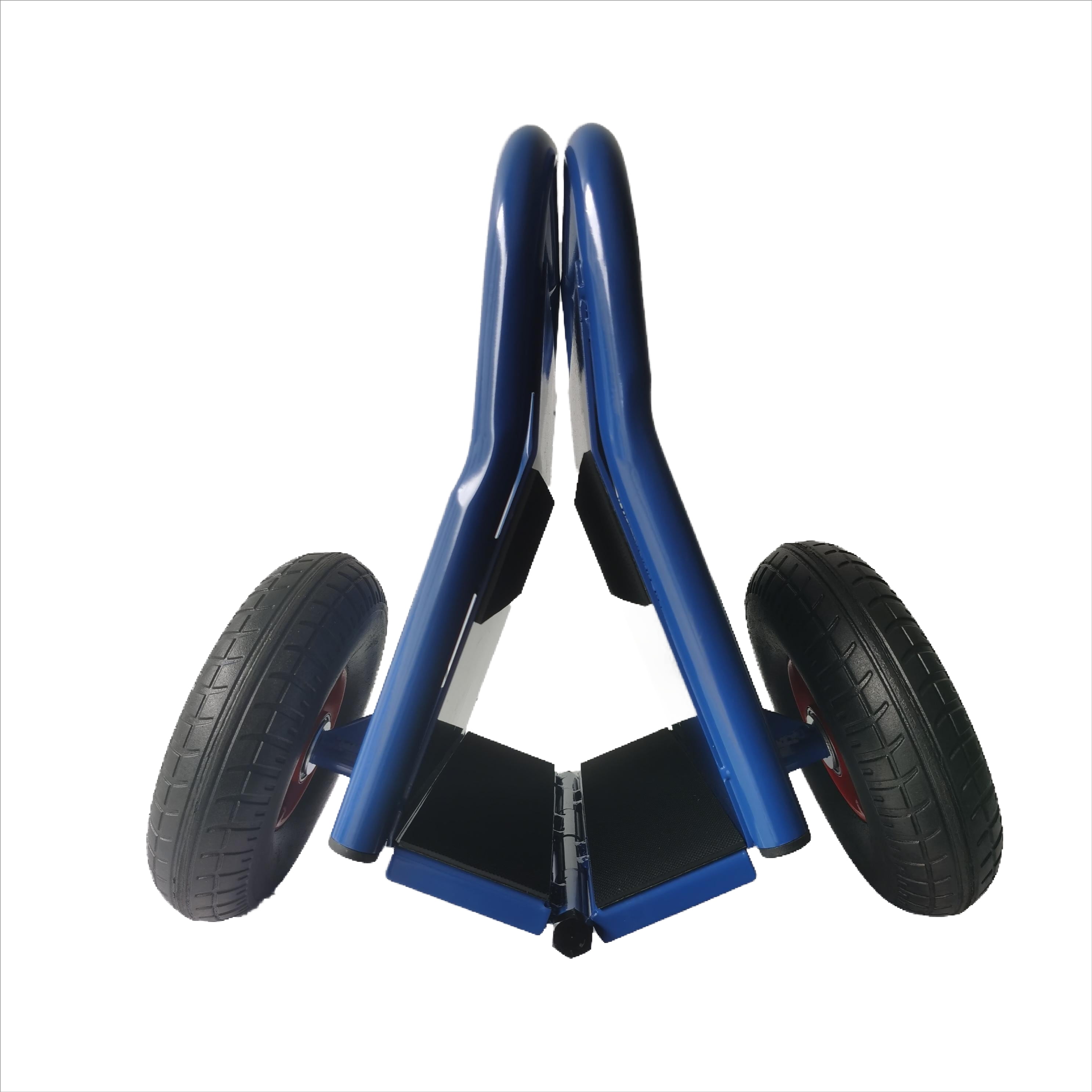 Olurrisa 1000 LB Capacity Panel Dolly with Auto-Clamp Design, Blue Slab Cart with 10" Flat-Free Tires, All-Terrain Movement for Heavy Drywall and Construction Materials