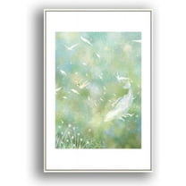 IDEA4WALL Framed Canvas Wall Art for Living Room, Bedroom Whale Canvas Prints for Modern Home Decoration Ready to Hang