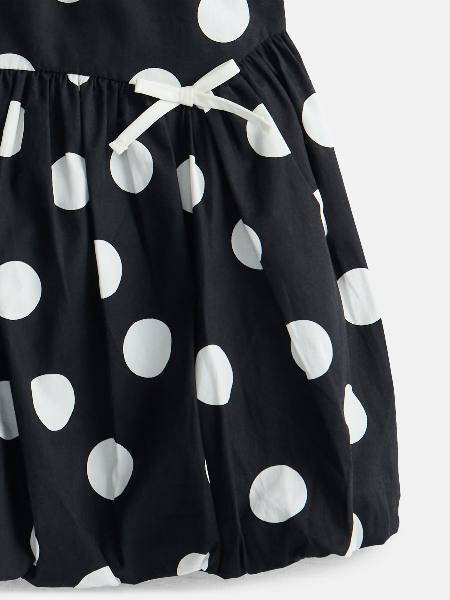 Wonder Nation Toddler Girls' Print Cotton Dress with Bubble Hem, Sizes 12M-5T