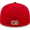 thumbnail image 4 of Men's New Era Red/Black Murci-lagos de Louisville Copa De La Diversion 59FIFTY Fitted Hat, 4 of 6