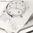 thumbnail image 3 of RELOJ DE HOMBRES, Calendario Fecha de Cuarzo Casual Glass Mineral Glass para negocios, 3 of 7