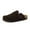 Chocolate, variant on Cushionaire Hana - Genuine Leather Suede Classic Clog Womens Shoes - Slip On Mule Comfortable Shoes for Women