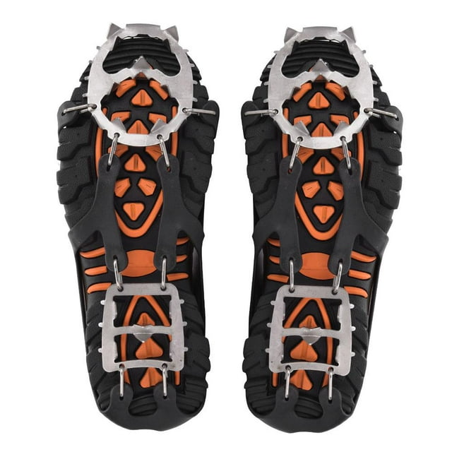 Wchiuoe Good Grip Anti Slip Spikes, Crampons For Climbing Snow Mountain Mud