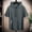 Gray, variant on Men's Short Sleeve Hooded T-Shirt - Solid Color Casual Top, Breathable Fabric for Everyday Wear