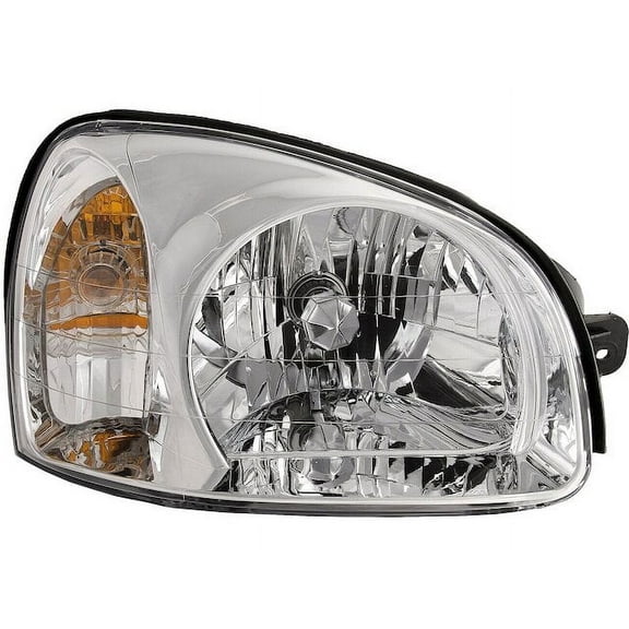 Right Headlight Assembly - Compatible with 2003 - 2006 Hyundai Santa Fe 2004 2005