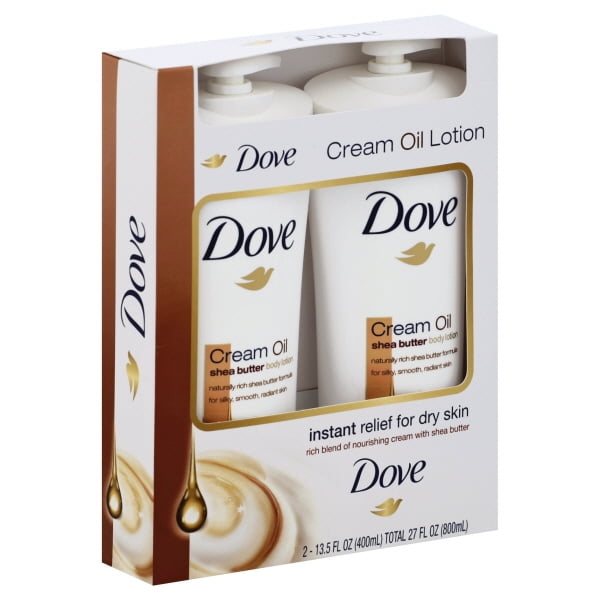 Dove Cream Oil Shea Butter Lotion (13.5 fl. oz., 2 pk.)