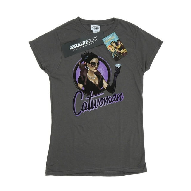 DC Bombshells T-Shirt Chiné Femme Catwoman