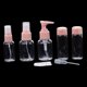 thumbnail image 2 of Mujer Viaje Aeropuerto Embotellado Plástico Vacío Conjunto Botellas Artículos Aseo Champú Rosado Salvador Set de Botellas de Viaje Portátiles, 2 of 10
