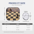 thumbnail image 3 of Gukieu Chess Board With Pawns Print Car Windshield Sun Visor, Foldable Anti-UV Car Sun Visor Suitable for Vans, Trucks Car Accessories-Small, 3 of 6