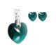 thumbnail image 4 of Set Collar Dijes Aretes Corte Heart Zvezda Plata 0.925 Mujer rosa claro Unitalla, 4 of 4