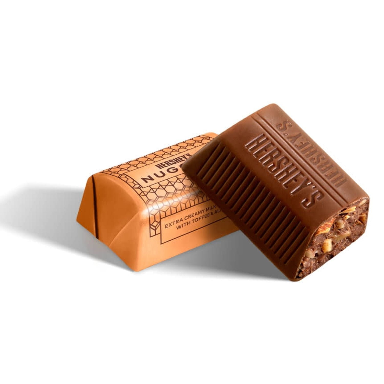 Hershey's Nuggets Milk Chocolate, Toffee and Almonds Candy, Share Pack, 10.2 oz