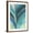 Brown Frame, variant on Art.com Big Blue Leaf II Art Print by Jodi Fuchs, 24" x 32"