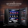 thumbnail image 2 of Refrigerador de vino Ivation para 12 botellas con cierre, 30 litros, 2 of 8