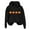 Black, variant on Xudanell Womens Sweatshirts Thanksgiving Pumpkin Print Sweatshirt Fleece Lined Short Pile Christmas Casual Pullover for Fall and Winter Beige L