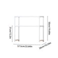 thumbnail image 3 of Kitchen Utensils Gadgets iron Organiser Storage Rack Double Microwave Oven Rack Multi Use Kitchen Shelf Organiser Storage Racks, 3 of 6