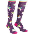 thumbnail image 2 of Sock It To Me Winging It Funky Knee High Socks, 2 of 2