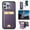 Purple, variant on Allytechgroup Case for iPhone 7 / 8 / SE 2022 & 2020 with Detachable Cards Holder, RFID Blocking 2 In 1 Wallet Case with Kickstand Shockproof Back Cover Shell for iPhone 7 / 8 / SE 2022 & 2020, Black