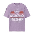 thumbnail image 3 of We the People 250 Anniversary USA Shirts for Men, 250 Year Birthday 1766-2026 Men Shirts, 4th of July Shirt Independent Day Mens Tops Purple XXXL, 3 of 5