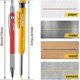 thumbnail image 5 of Set Of Carpenter'S Pencils Deep Hole Markers With 40 Pencil Leads, 4 Mechanical Pencils With Built-In Sharpener, Carpenter'S Pencils Marking Tools For, 5 of 5
