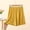 Yellow, variant on Women Pajama Shorts Polka Dots Print Lyocell Summer Wide Leg Elastic Waist Casual Sleep Bottom